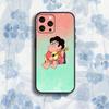 hot Steven Universe Cartoon Phone Case For iPhone 11,12,15,16,17,13,14,Pro,Max,Plus,E,Mini,Air,SE4 Black Soft Box