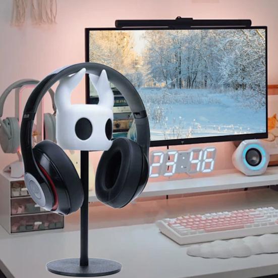 Knight Game Inspired Headphone Stand Universal Gaming Headset Display Desktop Holder Hanger Mount Organizer Rack Headphone Accessories