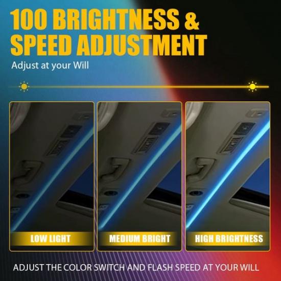 Car Sunroof LED Light Atmosphere Ambient Bright Lamp Light Interior Accessories