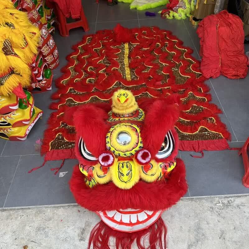 Traditional Southern Lion Dance Head