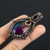 Rainbow Solar Quartz 999 Copper Wire Wrapped Pendant, Handmade Gemstone Pendant Jewelry, Gifts For Wife Brand New Pendant