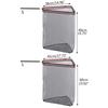Foldable Fish Landing Net Head Replacement Triangular Fish Catching Net