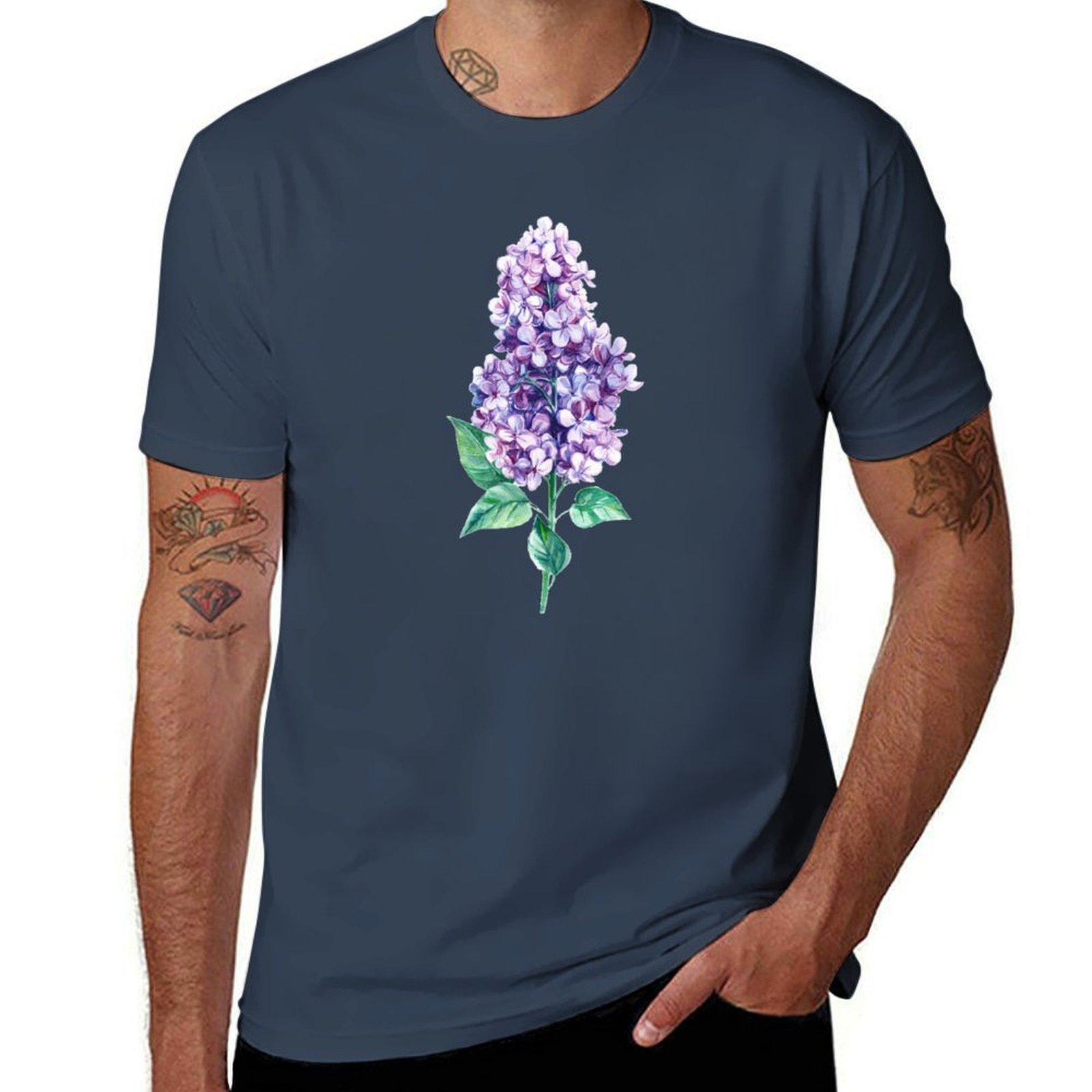 Purple Lilac Tshirt Work Duty Casual Tshirt S