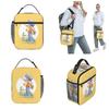 Sarah Kay Girl Country Life Cartoon Thermal Insulated Lunch Bag School Reusable Bento Box Cooler Thermal Food Box