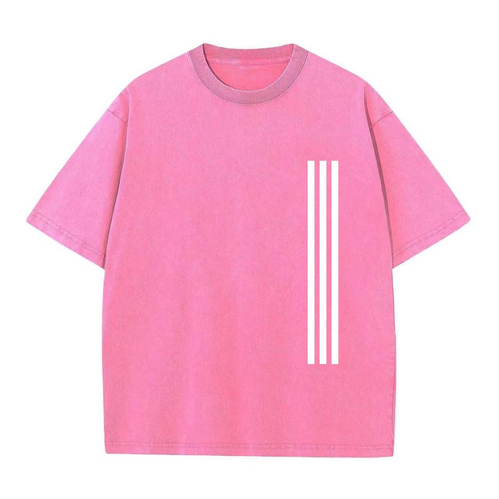 Retro Washed Vintage T-Shirt High Quality T Shirts Summer Oversized Short Sleeve Clothes Retro Washed Cotton Loose Street Tops
