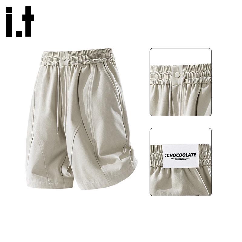 :CHOCOOLATEit Men s Loose Fit Cotton Blend Casual Shorts L