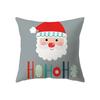 Merry Christmas Cute Santa Claus Snowman Print Pattern Cushion Cover Home Living Room Sofa Decoration Pillow