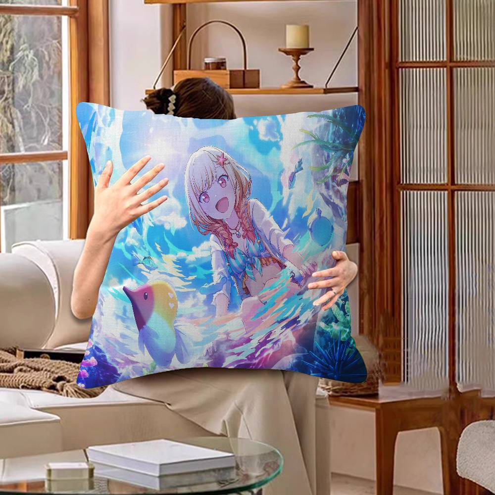 Anime S-Saki Tenma Pillow Gift Home Office Decoration Bedroom Sofa Car Cushion Cover Case 45x45