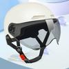Casco Eléctrico Ajustable para Coche Decoración de Orejas de Gato Casco de Equitación Casco de Motocicleta Mujer