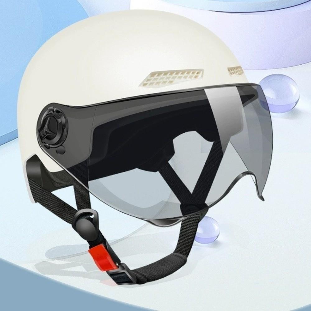 Casco Eléctrico Ajustable para Coche Decoración de Orejas de Gato Casco de Equitación Casco de Motocicleta Mujer