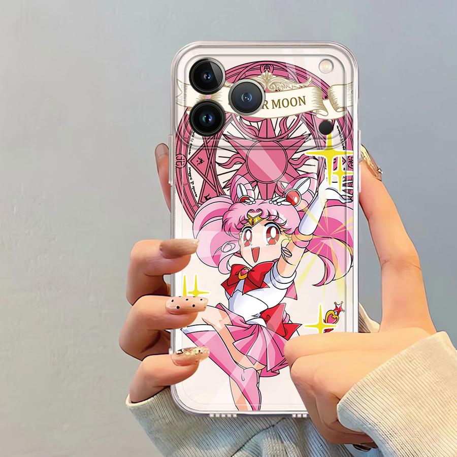 Sailor Chibi Moon Case for iPhone 17 Pro Max 16 XR 13 Pro Air 15 XS Max 14 Plus 11 12 Mini 7 8 Soft Phone Cover