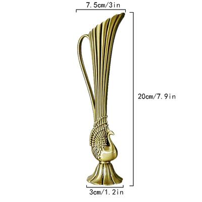 1 peça decoração clássica de metal para casa, designs criativos, vaso de flores, casamento antigo europeu