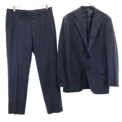 Grünes Etikett entspannender Anzug Setup 48/80 Marineblau Herren Gebraucht