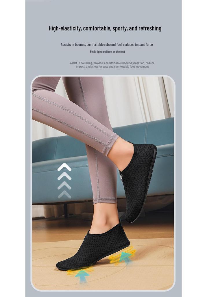 Breathable Non-Slip Soft-Soled Indoor Fitness Shoes for Yoga & Dance - Unisex Training Shoes