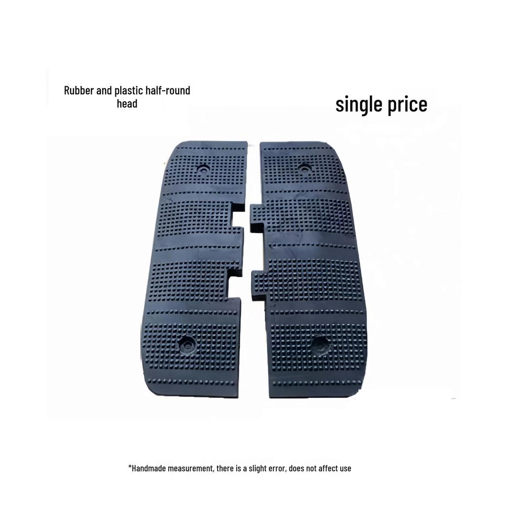 Rubber Speed Bump Curb Ramp Mat for Road, Parking, and Doorway Use