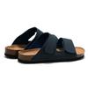 2026 New Cork Slippers Tide Students Drag Double Belt Men  Beach Shoes Sanded Skin KWN-2221