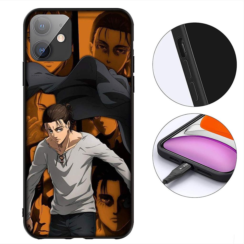 Jaeger Levi Attack on titan Eren Phone Case for Huawei P20 P30 Mate 20 Lite Pro Y7a Y6P Y7 2019 Nova 5T 3I Mate20 Soft Cover