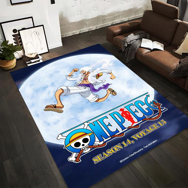

One Piece Carpet with Character Print, Season 14 Design Large Rug Suitable for use as an anti-slip for living room bedroom sofas 40x60cm( 15x23in )
