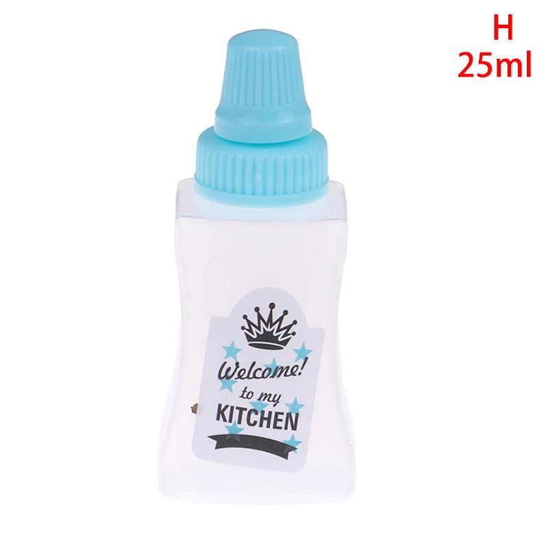 Mini Seasoning Sauce Bottle Portable Tomato Ketchup Bottle Salad Dressing Container for Bento Lunch Box Kitchen Jars