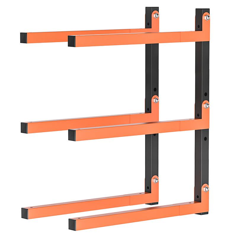 

Оранжевая сверхпрочная настенная дровница из дерева для использования в помещении/на улице 1-pack