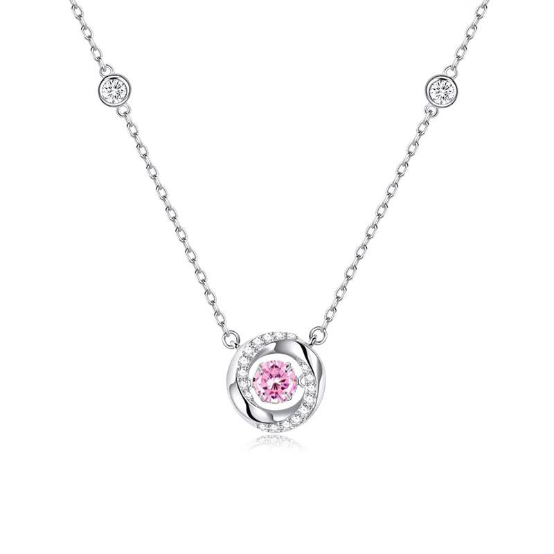 Mobius Loop Three-Second Heartbeat Necklace For Women Ethereal Light Luxury Minimalist Delicate Adjustable Collarbone Chain
