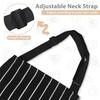 2pcs Cooking Kitchen Aprons Adjustable Neck Strap for Cooking Baking
