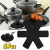 5PCS Pot and Pan Protectors Pot Dividers Pad Non-woven 3 Sizes Pans Separator Pads for Protecting Separators Pads Cookware
