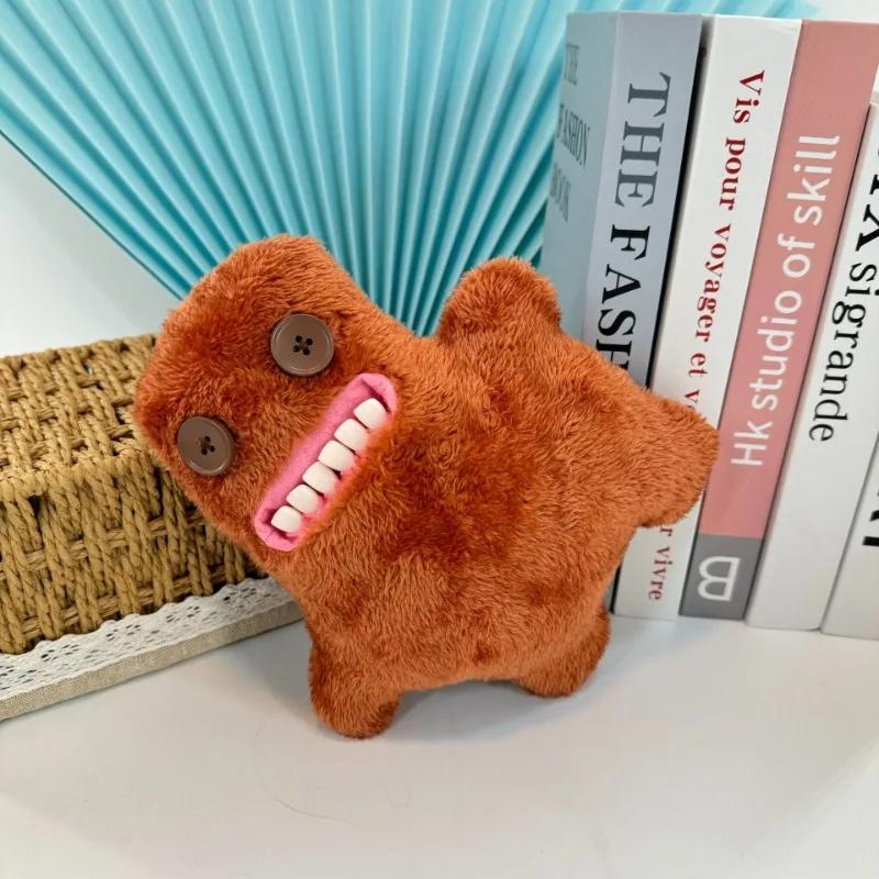 Street Style Ugly Cute Teeth Monster Plush Doll Kawaii Cartoon Toy Soft Stuffed Animal Children Christmas Gift