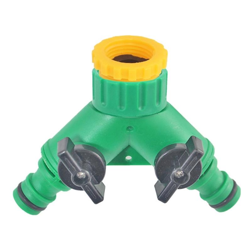 ABS 3 Way Hose Connector with Switch Valves Suitable for Precise Flows Control Garden Irrigation Watering Systems
