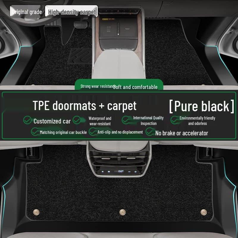 2026 BYD Seal 07 EV Full Coverage TPE Floor Mats - Flash Charge Version