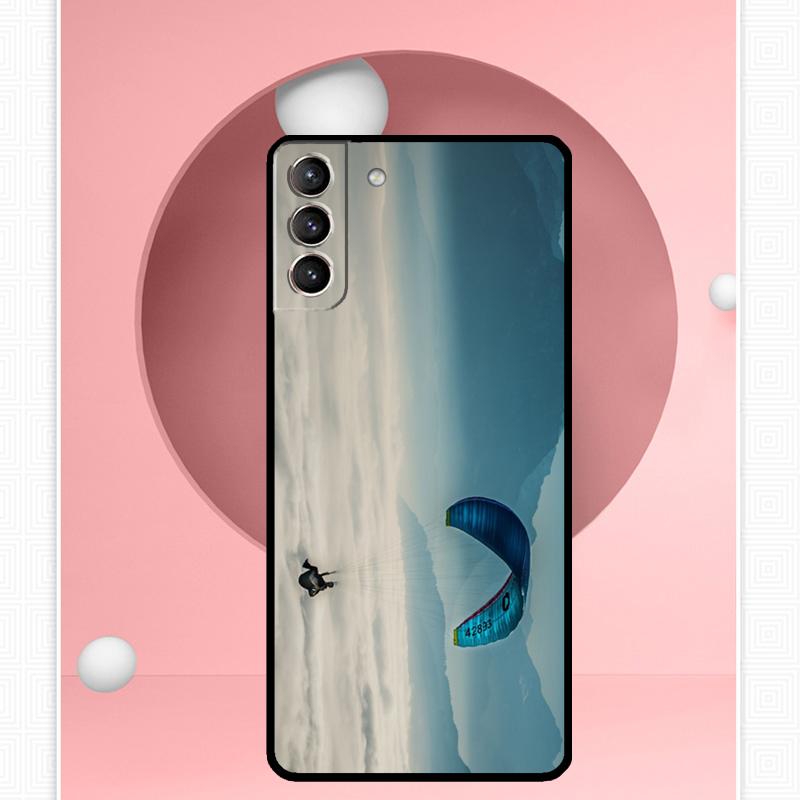 Paragliding Sport Case For Samsung Galaxy S25 Ultra S20 S21 S22 S23 S24 Plus S9 S10 S24 FE S25 FE Cover Funda