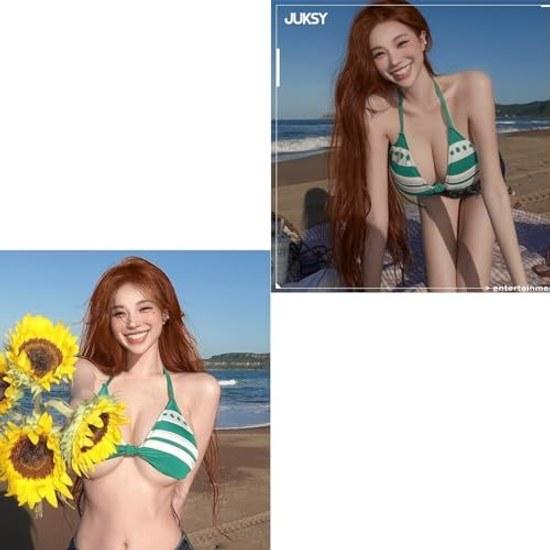 oTVToCos One Piece Nami Bikini Cosplay Costume Triangle 2-Piece Set Support Swimwear Competitive Spring Beach Popular Anime Character Cultural School