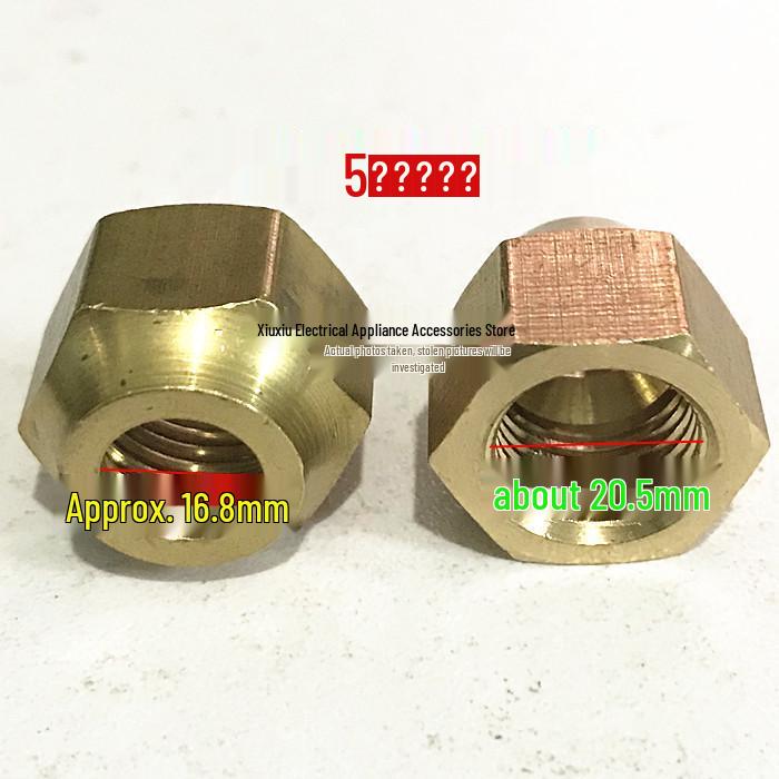 Copper Air Conditioning Pipe Joint Lock Nut Cap