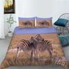 3D Zebra Pattern Home Bedding Set Bedding Cover Pillowcase AU/US/EU Full Size Bedding Set Home Decoration Gift