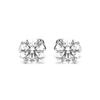 Earrings with Cubic Zirconia In Silver Finish - Verak