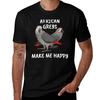 African Grey Bird Gift Unisex Parrot Pet African Grey Tshirt Holiday Party Tee Shirt Tshirt