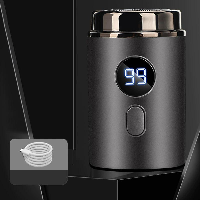 

Электрическая умная бритва для мужчин, мини-портативная бритва, машинка для стрижки бороды, триммер для удаления волос