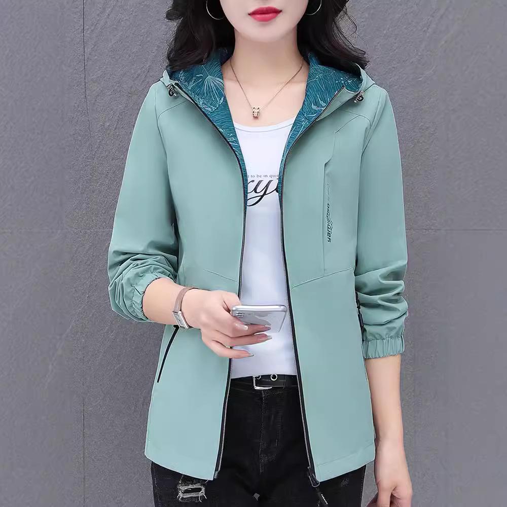 

Женская свободная бейсбольная куртка весна/осень 2025 года с двумя сторонами M