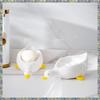 WON 1 Piece Yellow Duck Shape Soap Box Cartoon Soap Dish Drainable Soap Holder Soap Container Ceramics Soap Dish For Tray Bathro