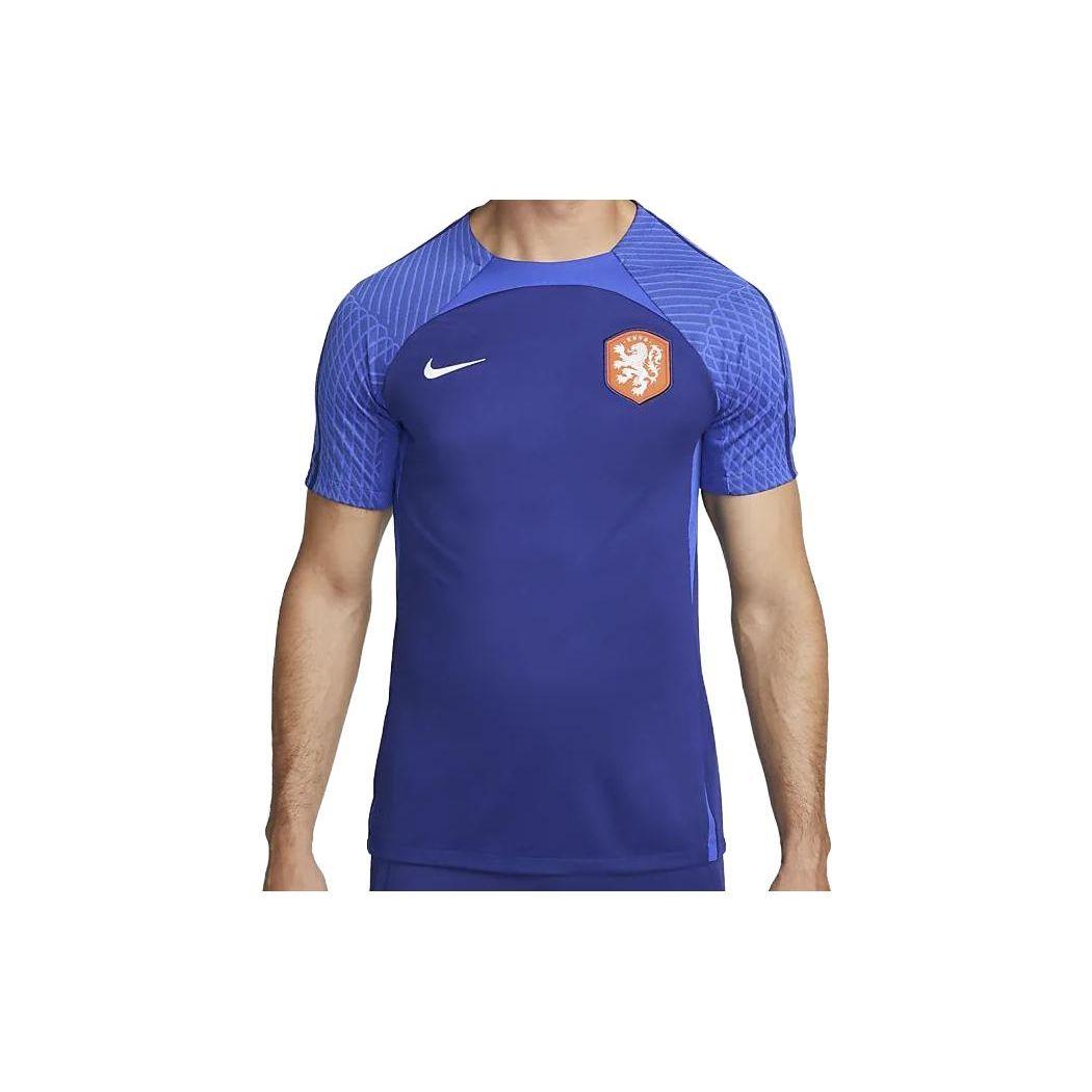 

Nike Logo Print Crew Neck T-Shirt Men Tops Blue DH6446-455 M