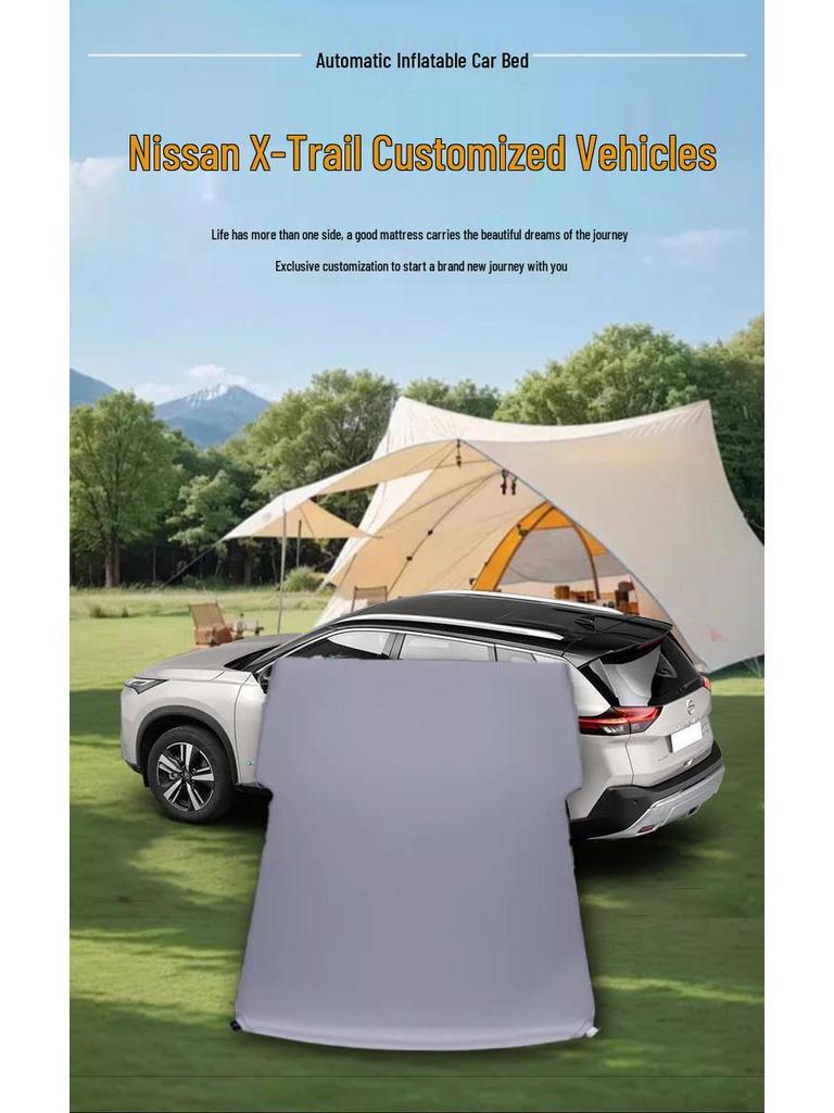 Nissan Qashqai Kofferraummatratze: Aufblasfreie Isomatte für T31-Modifikation.