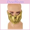 Nueva Máscara de Látex de Media Cara de Scorpion de Mortal Kombat 11 Para Disfraz de Cosplay de Halloween