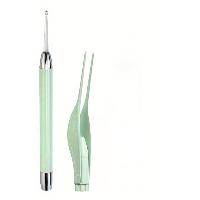 Luminous Ear Scoop, Stainless Steel Ear Scoop with Light, Luminous Ear Cleaner, Visual Ear Picking Tool