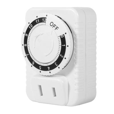 1Pc 12 Stunde Elektrische Mechanische Zeit Wand Stecker Schalter Digital Countdown-Timer Steckdose Hot