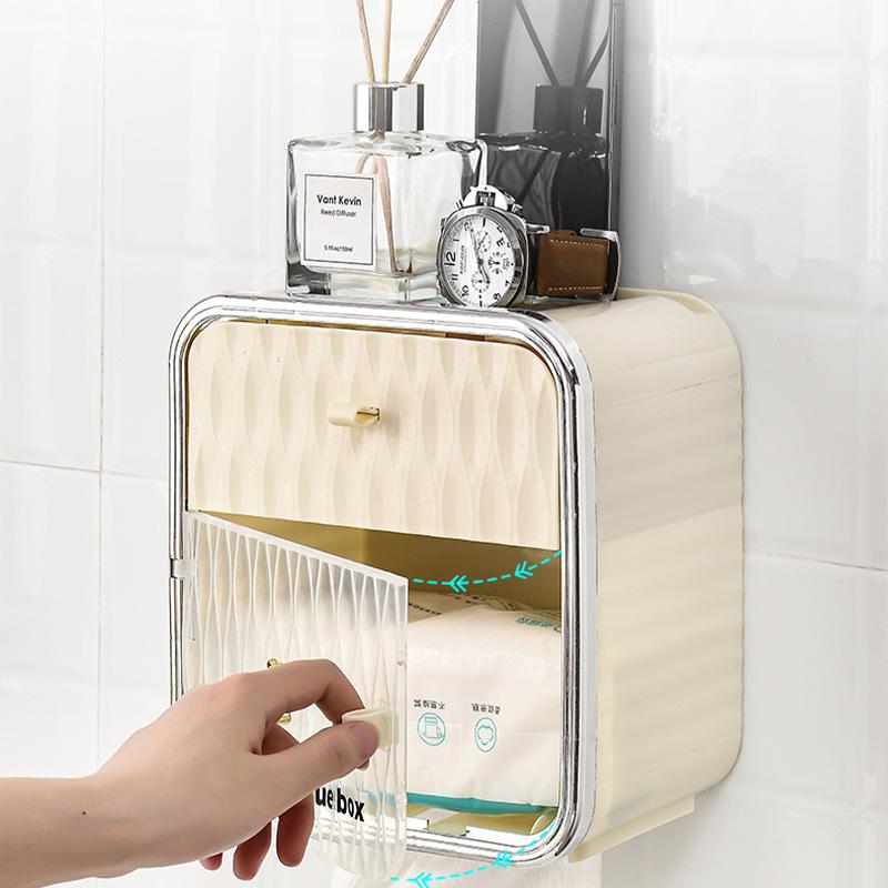 Настенный двойной многофункциональный ящик для бумажных полотенец «Медведь» — фото 4