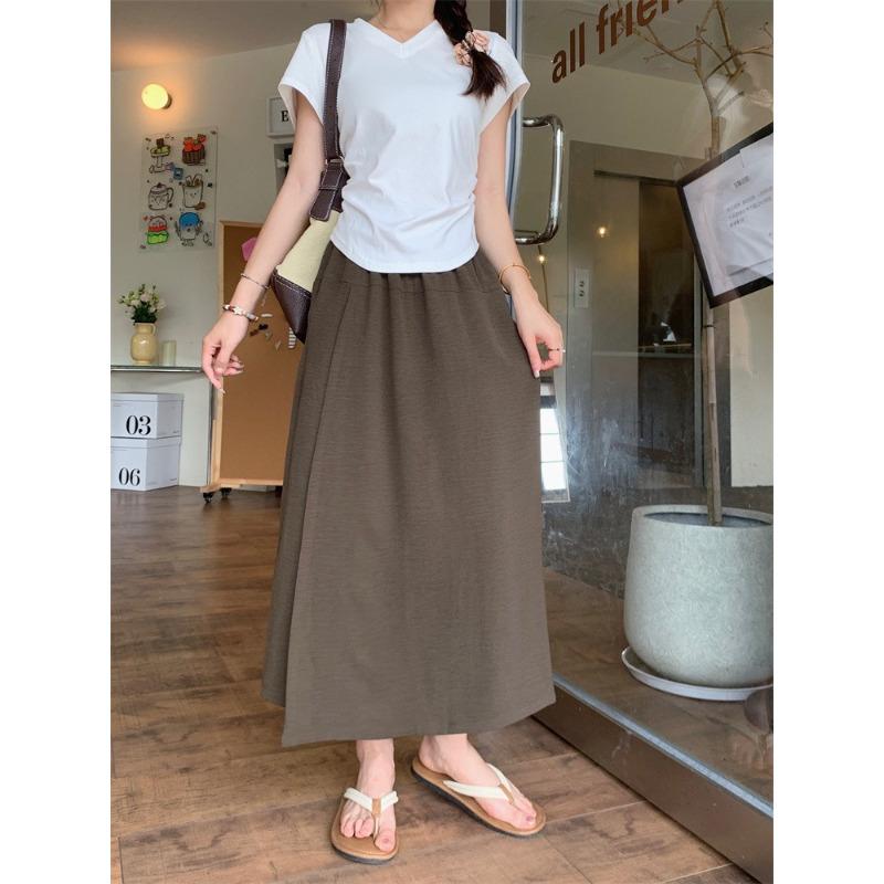 

Женская одежда больших размеров, тонкие солнцезащитные брюки-кюлоты, женские брюки с высокой талией и разрезом, толстые и тонкие, юбка с восемью/девятью точками XXL