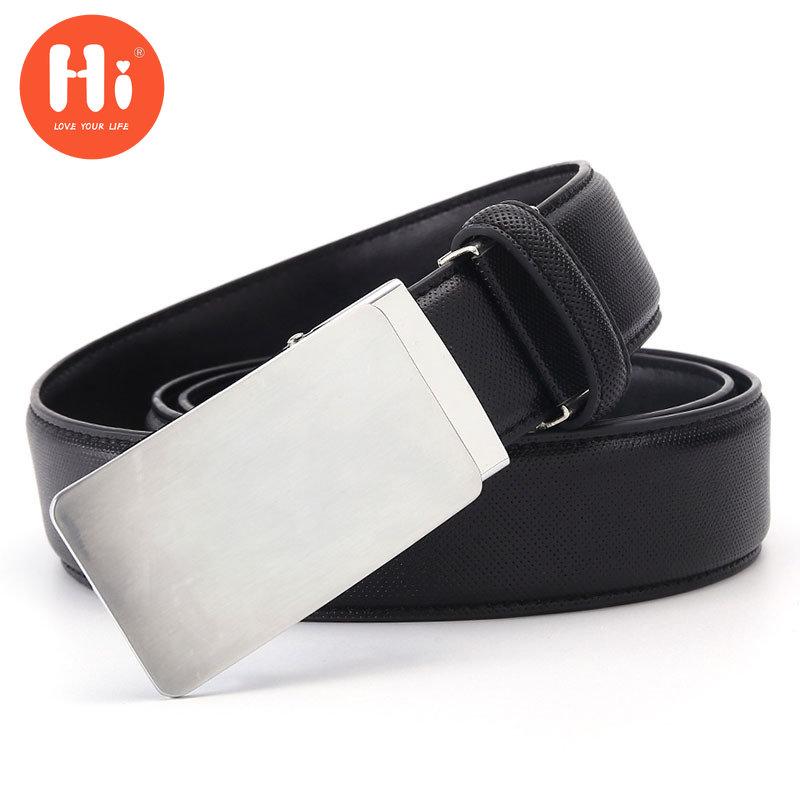 

Привет мужской кожаный ремень Роскошные дизайнерские ремни Мужчины Высокое качество Мужской ремень с металлической пряжкой