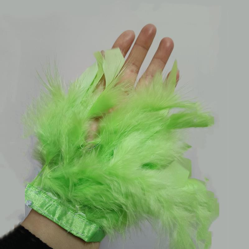 Fluffy Turkey Feathers Trim 4-6Inch Natural Ostrich Feather Ribbon Dress Sewing Craft DIY Wedding Clothing Sewing Decorations