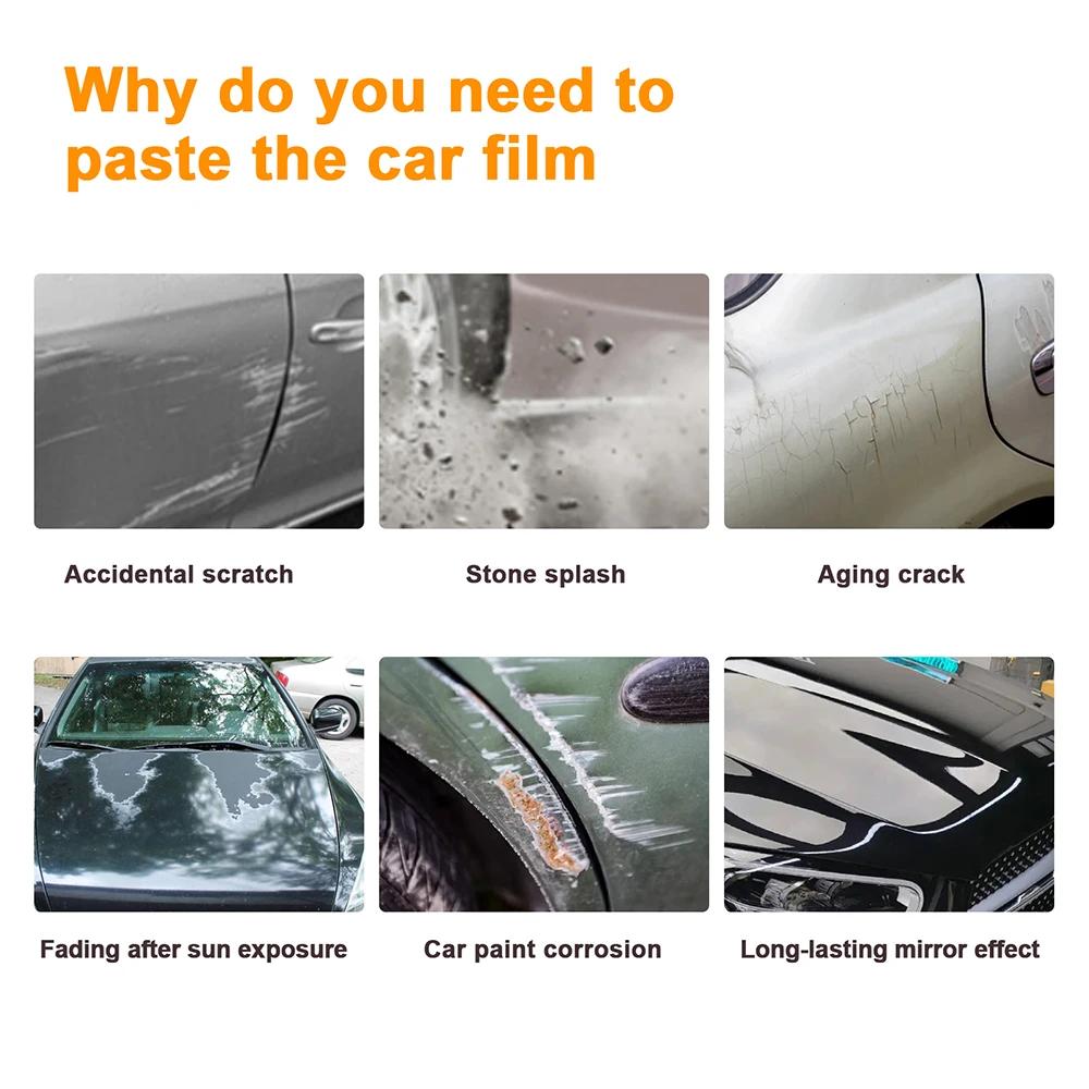 TPU Paint Protection Film Headlight Kit for Mercedes GLC X254 Luxury Base 2023-2024