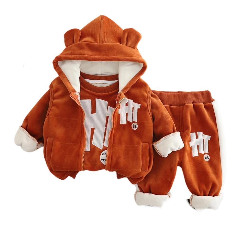 Kids Casual Long-Sleeve Set, Comfortable Daily Wear Outfits